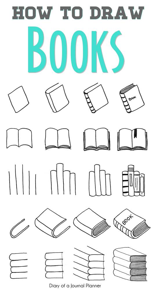 How To Draw A Book (5 Super Easy Step By Step Tutorials For Beginners)